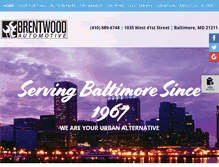Tablet Screenshot of brentwoodauto.com